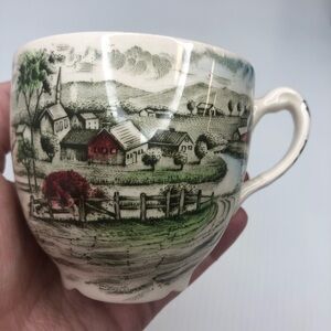 Johnson Bros The Road Home Farm Scene Tea Cup Made in England